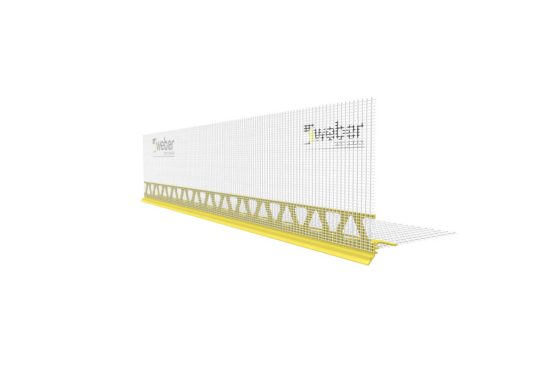 WEBER PERFIL CANTONERA GOTERON CON MALLA x 2.50 m